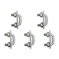 Kit C/5 - Para-Raio Grampo Para Emenda De Fita Aluminio D... Kit C/5 - Para-Raio Grampo Para Emenda De Fita Aluminio D...
