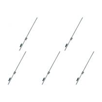 Kit C/5 - Para-Raio Terminal Aereo Com Rosca Soberba+Bucha Kit C/5 - Para-Raio Terminal Aereo Com Rosca Soberba+Bucha