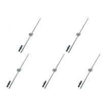 Kit C/5 - Para-Raio Terminal Aereo Com Rosca Soberba+Gram... Kit C/5 - Para-Raio Terminal Aereo Com Rosca Soberba+Gram...