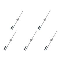 Kit C/5 - Para-Raio Terminal Aereo Com Rosca Soberba+Gram... Kit C/5 - Para-Raio Terminal Aereo Com Rosca Soberba+Gram...