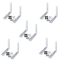 Kit c/ 5 Pares do Suporte de Polímero c/ Fibra de Vibro e Anti UV p/ Ar Condicionado de 7 a 12 mil BTUs 40cm Kit c/ 5 Pares do Suporte de Polímero c/ Fibra de Vibro e Anti UV p/ Ar Condicionado de 7 a 12 mil BTUs 40cm