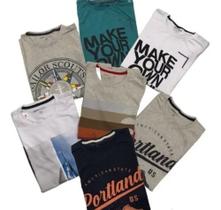 Kit C/ 5 Peças Camisetas Masculino Originais