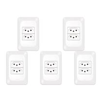 Kit C/5 - Pial Conjunto Pop 4X2 2 Tomada 10A Lgx303