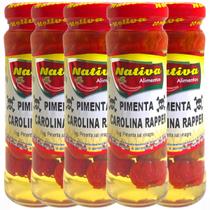 Kit c/ 5 Pimentas Carolina Reaper em Conserva 120g Nativa