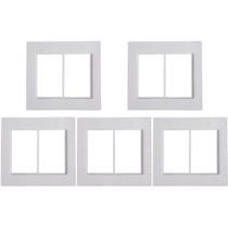 Kit C/5 - Placa Conjunto Modular Ilumi Vivaz 4X4 - 3 Modu... Kit C/5 - Placa Conjunto Modular Ilumi Vivaz 4X4 - 3 Modu...