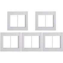 Kit C/5 - Placa Conjunto Modular Ilumi Vivaz 4X4 - 3 Modu... Kit C/5 - Placa Conjunto Modular Ilumi Vivaz 4X4 - 3 Modu...