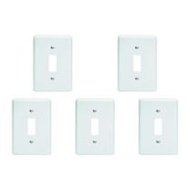 Kit C/5 - Placa Perlex Branca 4X2 (1 Saida) 23Pl1