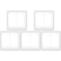 Kit C/5 - Placa Pial Pop Branca 4X4 - 3 Modulos+3 Modulos...