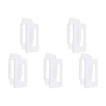 Kit C/5 - Placa Steck Linha Stella Branca 4X2 - 3 Modulos... Kit C/5 - Placa Steck Linha Stella Branca 4X2 - 3 Modulos...
