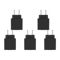 Kit C/5 - Plug Protetor De Tensao Qualitronix 2 Polos 10A. Kit C/5 - Plug Protetor De Tensao Qualitronix 2 Polos 10A.