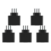 Kit C/5 - Plug Protetor Dps Qualitronix 2 Polos + Terra 1.
