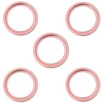 Kit C/5 Porta Grelha Caixilho Ralo Redondo 10cm Inox Rose Kit C/5 Porta Grelha Caixilho Ralo Redondo 10cm Inox Rose