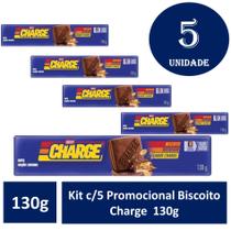 Kit c/5 Promocional Biscoito Charge 130g
