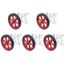 Kit C/5 - Roda Para Carrinho De Feira Kit C/5 - Roda Para Carrinho De Feira