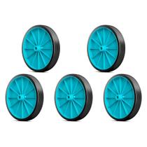 Kit C/5 - Roda Para Carrinho De Feira Reforcada Kit C/5 - Roda Para Carrinho De Feira Reforcada