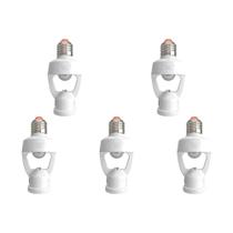 Kit C/5 - Sensor Presenca Exatron C/Soquete E-27 Xc Bivolt