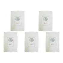 Kit C/5 - Sensor Qualitronix Parede Embutir Foto 180 Com. Kit C/5 - Sensor Qualitronix Parede Embutir Foto 180 Com.