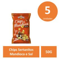 Kit c/5 Sertanitos 50G Mandioca e Sal