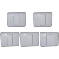 Kit C/5 - Sistema Perlex Branca (Placa 2X2 Cega 0) 30Pl0Br Kit C/5 - Sistema Perlex Branca (Placa 2X2 Cega 0) 30Pl0Br