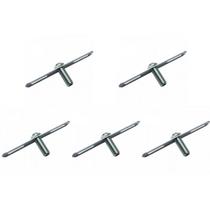 Kit C/5 - Suporte Travessa Marcai Para Lustre Com Nipel - Cl