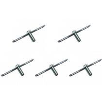 Kit C/5 - Suporte Travessa Marcai Para Lustre Com Nipel - Cl