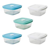 Kit c/5 Tigela Pote Marinex Facilita Vap 300ml c/tampa