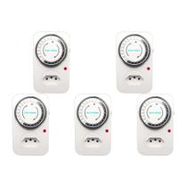 Kit C/5 - Timer Analogico Qualitronix Bivolt Qta01 Kit C/5 - Timer Analogico Qualitronix Bivolt Qta01