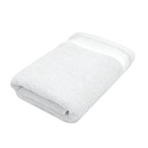Kit c/ 5 toalhas de banho brancas 100% algodão 1,50x70cm 380g