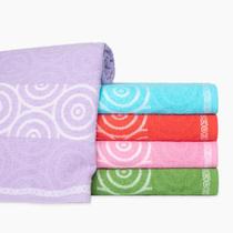 Kit c/ 5 toalhas de banho gigante bola banhão 100% algodão