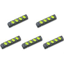 Kit C/5 - Tomada Barra Fiolux Quadrupla 2Polos 20A Preto Kit C/5 - Tomada Barra Fiolux Quadrupla 2Polos 20A Preto