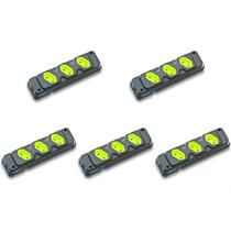 Kit C/5 - Tomada Barra Fiolux Tripla 2P 20A Preto Kit C/5 - Tomada Barra Fiolux Tripla 2P 20A Preto