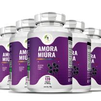 KIT C/5 Un. Amor a Miu ra Vit. C Selênio e Zinco Premium 120 Cápsulas - Fits Life