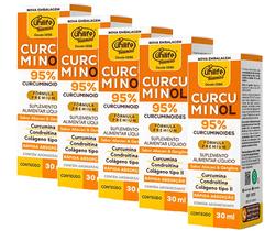 Kit C/5 Un. Curcuminol 95 Curcumina + Colágeno Tipo II 30ml - Unilife