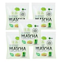 KIT C/5 Un. Matcha Legítimo Premium 100% Puro Original Chá Em Pó - Unilife