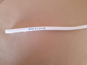 Kit C/ 5 un. Réguas ou Sarrafo P/ Guilhotina de Polip. br med. C.820 mm X L.15 mm X A.8 mm curvada