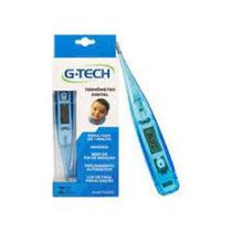 Kit c/ 5 unidades termômetro digital ponta rígida azul th169 - g-tech