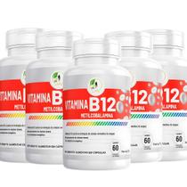 Kit C/5 Vitamina B12 Metilcobalamina Fits Life 60Cáps Kit C/5 Vitamina B12 Metilcobalamina Fits Life 60Cáps