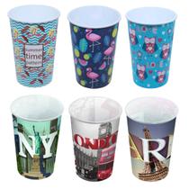 KIT C/50 COPOS DE PLASTICO - 550 ml - SORTIDO