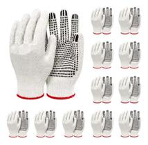 Kit C/ 50 Luva Pedreiro Segurança Pigmentada Malha Proteção