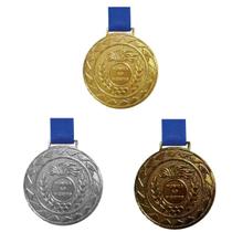 Kit C/50 Medalhas Ouro+5 Medalhas Prata+5 Medalhas BronzeM43