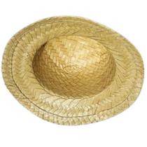 Kit c/50 Mini Chapéu boneca De Palha Festa Junina São João