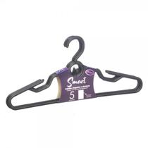 Kit c/50 unid cabide smart preto avulso