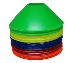 Kit C/ 50 Unidades Cone Demarcatório Half Cone Chapéu Chinês