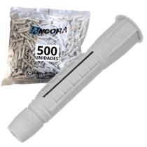 Kit C/ 500 Bucha de nylon p/ bases ocas e maciças Ancora