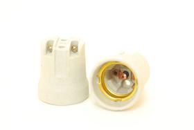 Kit c/ 50PC Bocal porcelana para spot liso e-27 h23 - prismatec