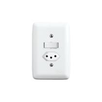 Kit c/ 50PÇ Conjunto 4x2 Branco 1 Int Simples + 1 Tom 2p+t - Paco Kit c/ 50PÇ Conjunto 4x2 Branco 1 Int Simples + 1 Tom 2p+t - Paco