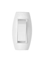 Kit c/ 50PC Inter Pêra D/centro Meio Cordão Branco 6a 250v - Ilumi Kit c/ 50PC Inter Pêra D/centro Meio Cordão Branco 6a 250v - Ilumi