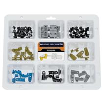 Kit C/55 Grampos Fechadura Mix Diversos - 9 Berços/Mix 02 Kit C/55 Grampos Fechadura Mix Diversos - 9 Berços/Mix 02