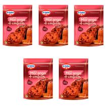 Kit c/ 5un Bolo Morango + Confeitos 300g - Dr Oetker