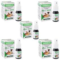 Kit C/ 5un Sarniran Spray 30ml TratamentoSarnaPulgaCarrapato Kit C/ 5un Sarniran Spray 30ml TratamentoSarnaPulgaCarrapato